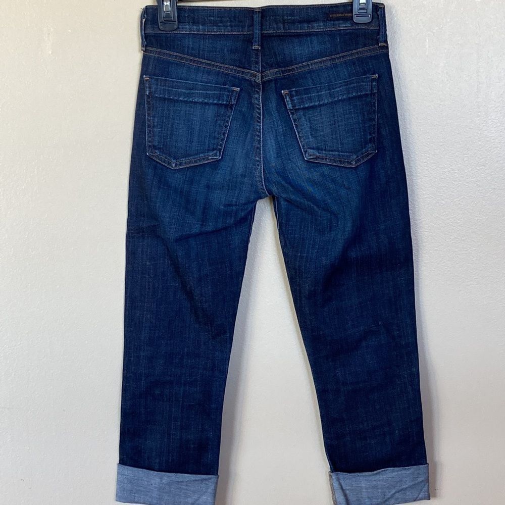 👖 Citizens of Humanity Crop Jeans Dark Wash Size 24 - Picture 10 of 13